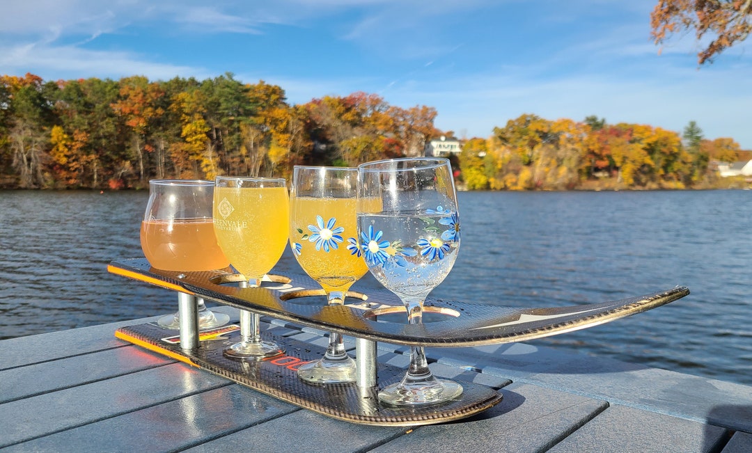 Wine Flight Recycled Snow Ski Double Wine Flight Only With No Glasses