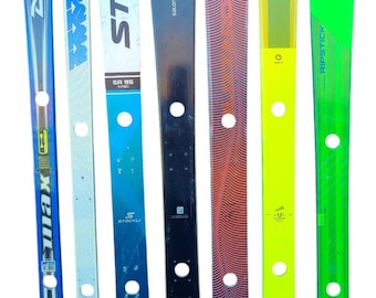 Shot ski  Retro 4 Shot Real Snow Ski with holes and shot glasses - shotski, Choose your type of Snow Ski