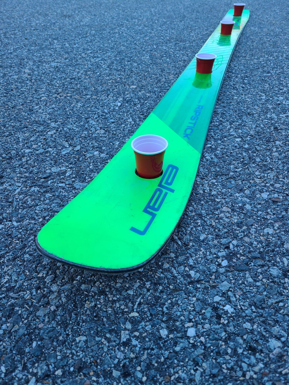 Shot Ski 4 Shot Real Snow Ski With Holes and 4 Plastic 2oz Etsy