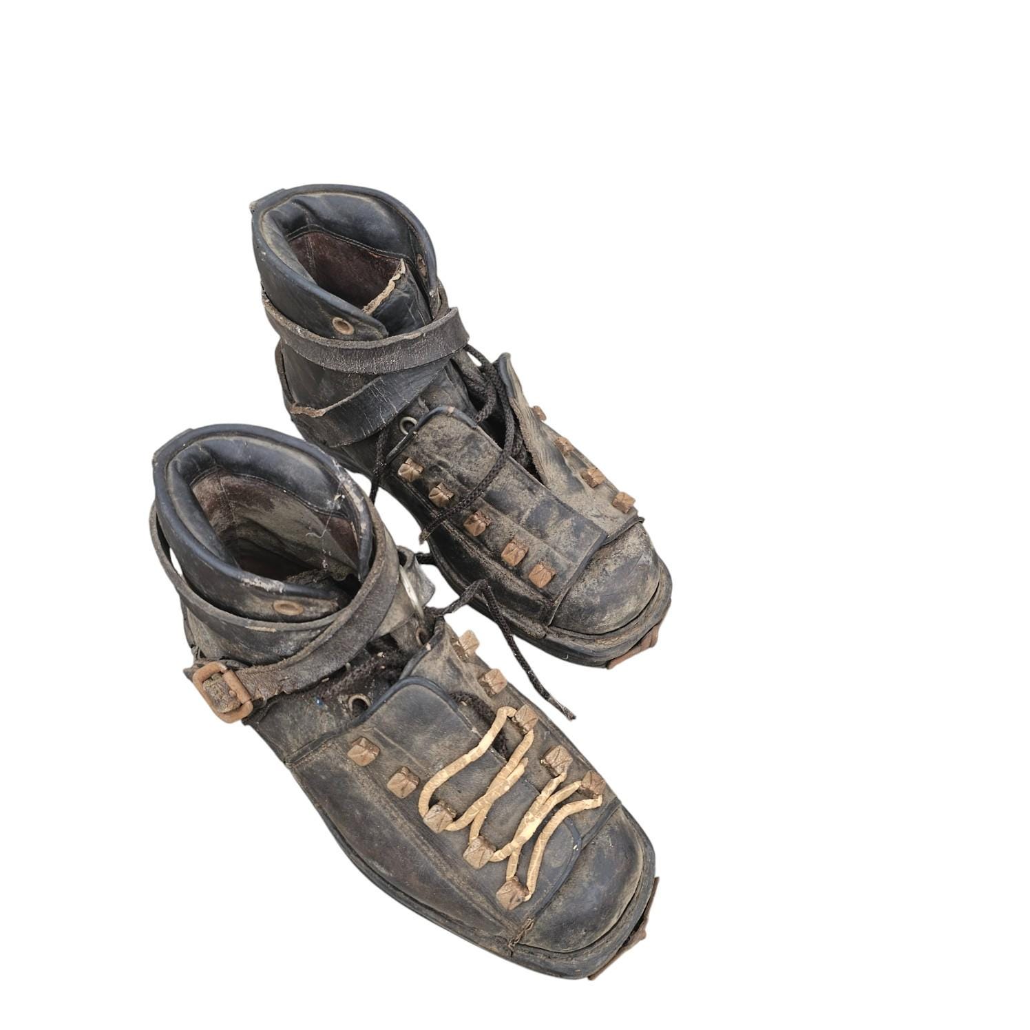 Antique ski boots - Etsy 日本