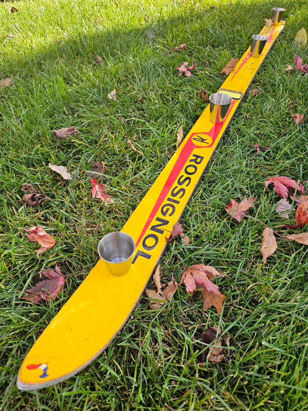 Black Friday Special Shot Ski Rossi Yellow Shot Ski 4 Shot Etsy