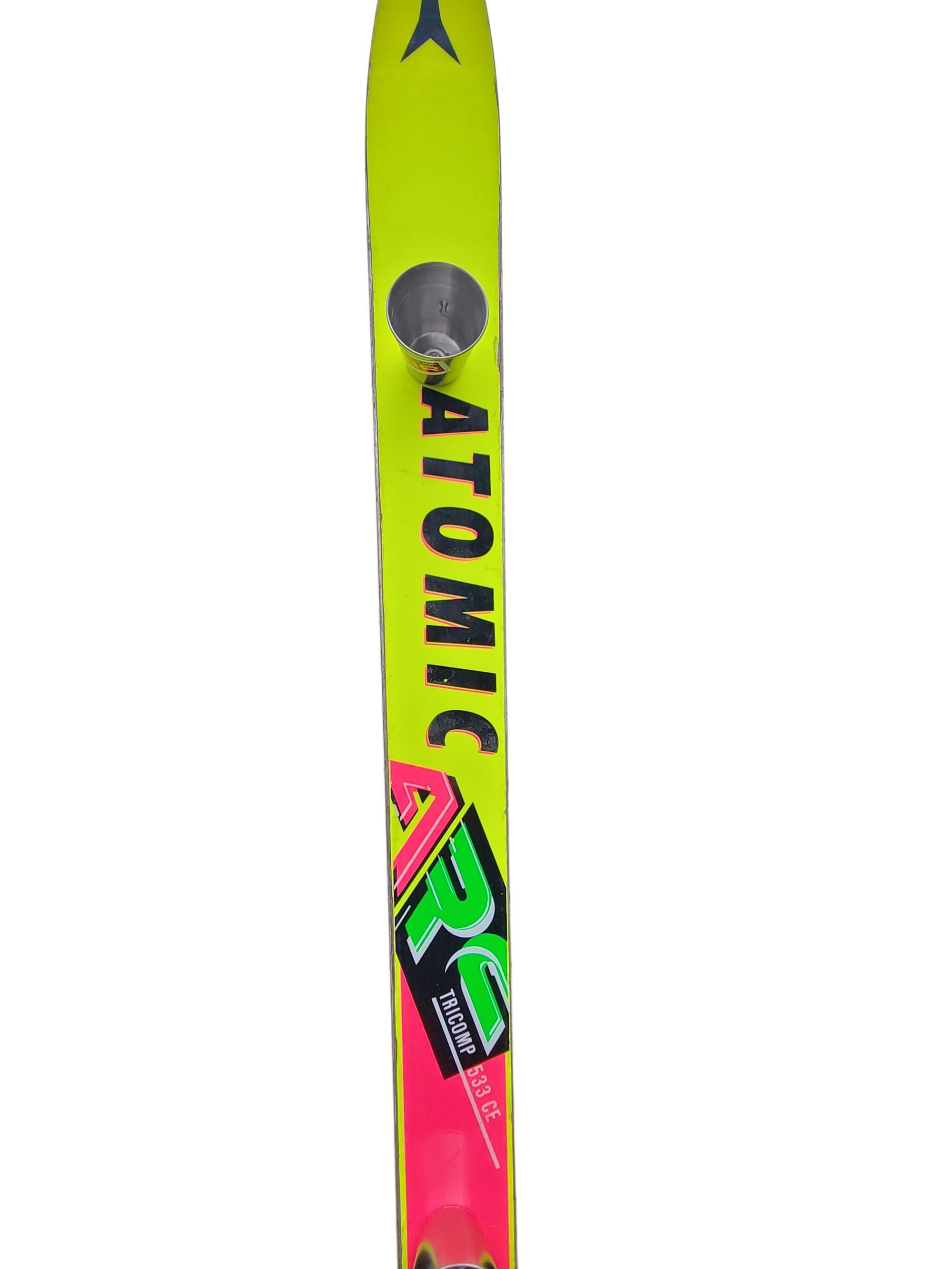 Shot Ski the Legendary Atomic ARC Neon Pink and Yellow Shotsk - Etsy