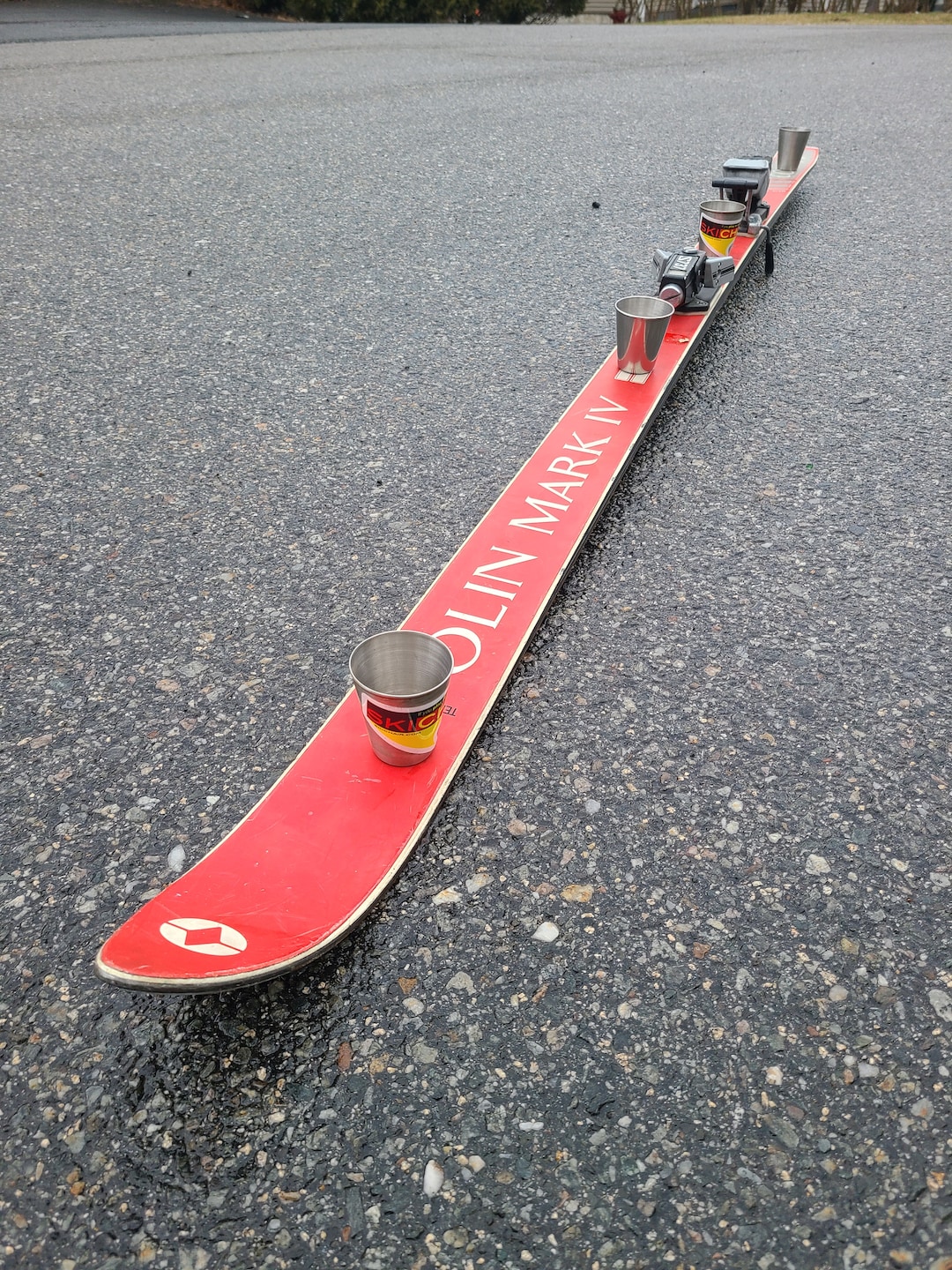 Shot Ski the Legendary Olin Mark IV Red GS Shotski, Made From a Real