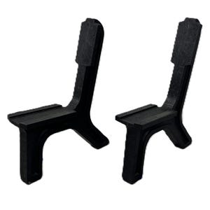DIY Bench Legs or Outdoor Bench Ends made from Recycled Plastic for a Sports Bench for Snow Skis or Snowboards or Wake Boards