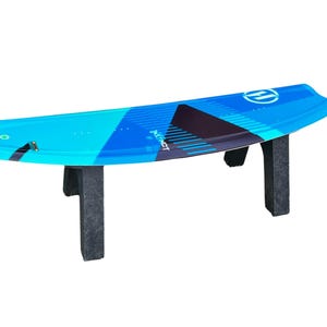 Surf Coffee Table or Wake Board Seat or Wake Board Table or Outdoor Bench with recycled plastic Legs