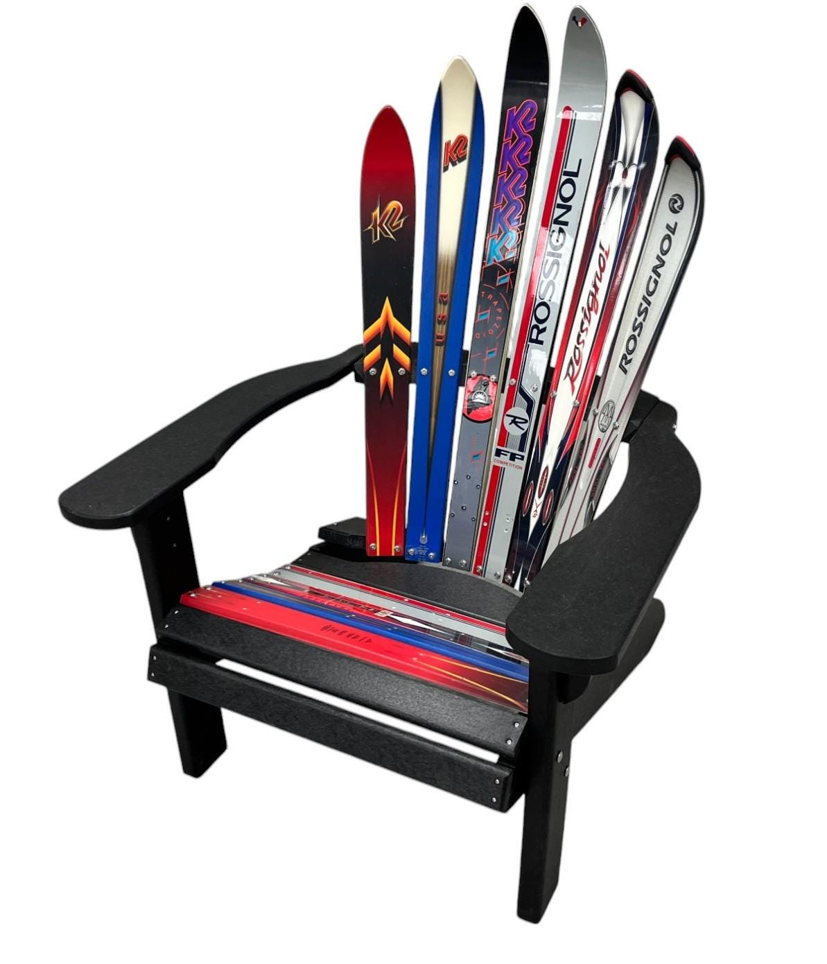 Ski Chair, Set of 2 Skichairs, Customize Your Recycled Plastic Snow ...