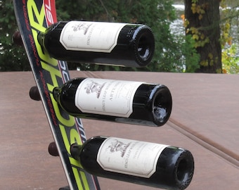 Wine Rack   Recycled Snow Ski Wine Rack   Customize-Choose your type of Snow Ski