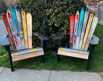 Ski Chair, Ski Rocker set of 2 skichairs, Customize your Recycled Plastic Snow Ski Rocker