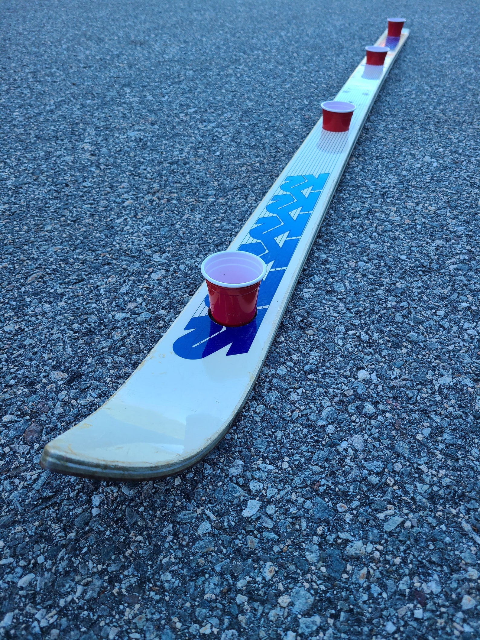 Shot Ski 4 Shot Real Snow Ski With Holes and 4 Plastic 2oz Etsy