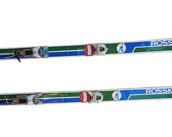 Rossignol Strato 102 Antique Refurbished Ski Wall Art Set