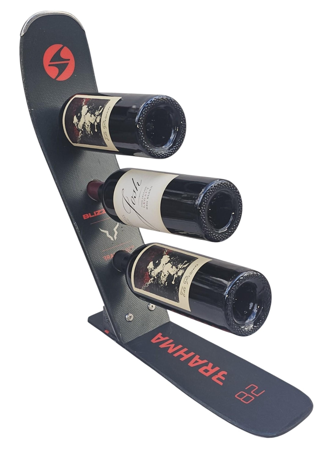 Beer Rack Snowmobile World-wide Shipping for a 3 Bottle Snow Ski Wine Rack - Etsy