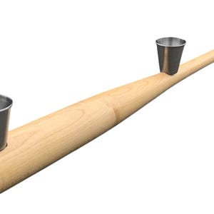 Baseball Dreifach Schuss mit 3 Schüssen, ein Schuss Schläger ist wie ein Schuss Ski