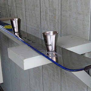 Ski Shot 4 Volant shot, Shotski with Large 3 oz Shots made with a stainless steel Volante Ski