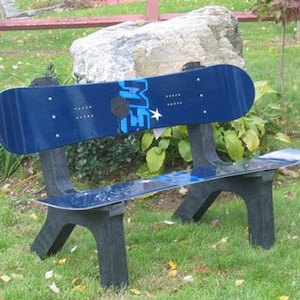 Snowboard Bench, Customize your Recycled Snow Board Bench    Customize-Choose your type of Snow Board