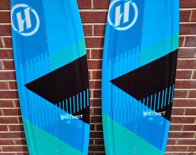 DIY Surf or Wake Board Bench this includes 2 Blue matching new Wake Boards