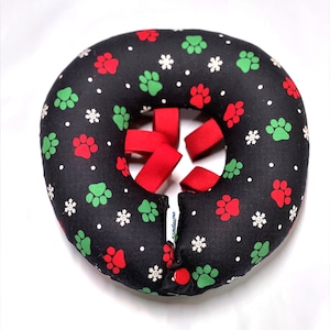 Holiday Christmas Red & Green Paws Puppy Bumper®