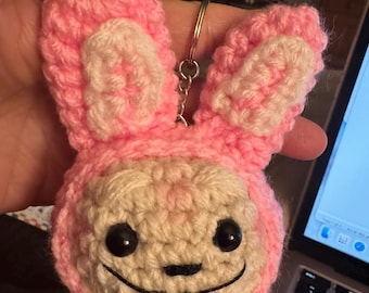 Labubu inspired keychain pattern
