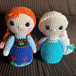 Anna inspired amigurumi doll image 3