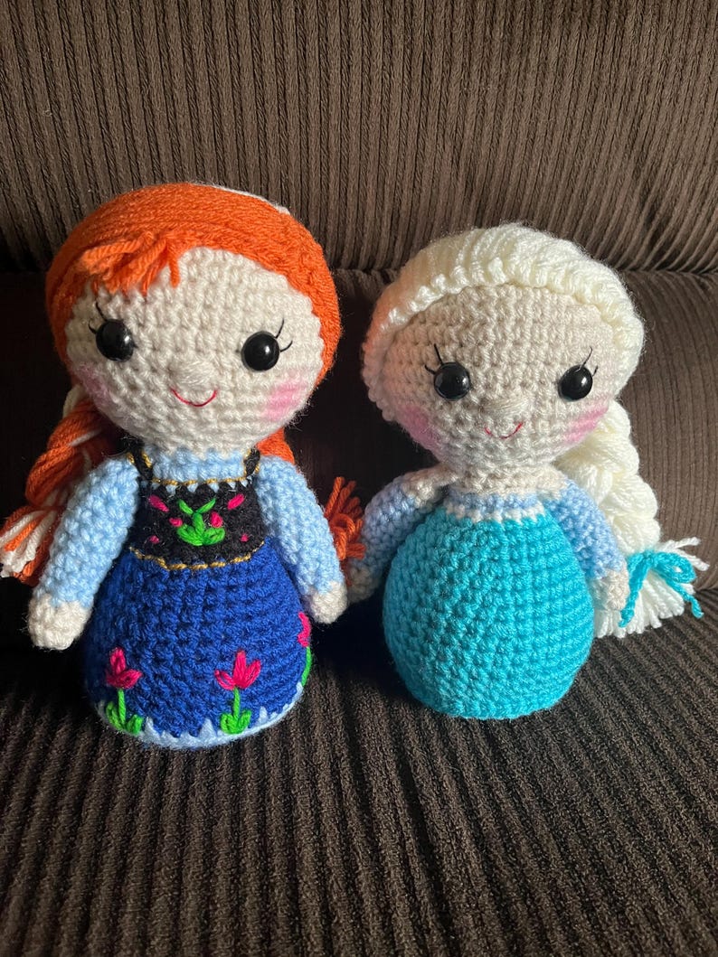 Anna inspired amigurumi doll image 3