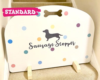 Customised Sausage Stopper/ Dog Stopper - Stair Gate/Door Stopper (personalised and custom sizes)