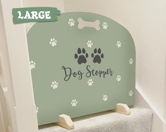 Dog Stopper (Large - TALL) - Stair Gate/Door Stopper (Customisable) - 810mm wide and up to 900mm tall