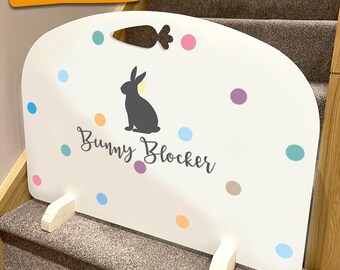 Bunny Blocker/ Rabbit Stopper - Stair Gate/Door Stopper - Customisable