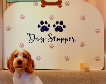 Custom Dog Stopper: Stair Barrier with Free Personalisation