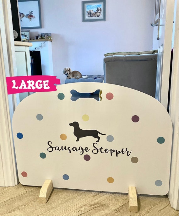 Large dog top stair gate