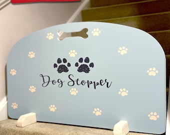 Dog Stopper (Extra Large up to 1.5m wide) - Stair Gate/Door Stopper (Customisable)