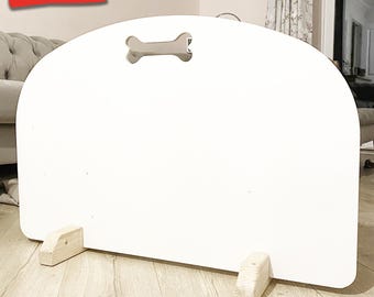 Dog Gate: Stair Barrier, Pet Gate, Dog Stopper, Blank Plain White