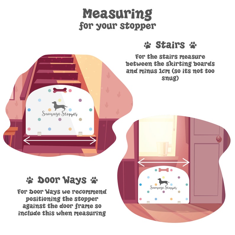 Dog Stopper standard Stair Gate/door Stopper Etsy UK