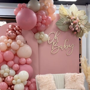 Oh Baby Backdrop | Oh Baby cutout | Baby shower Prop | Henge Wall sign  | Backdrop | Oh baby Decor | Baby Shower back drop | Wood