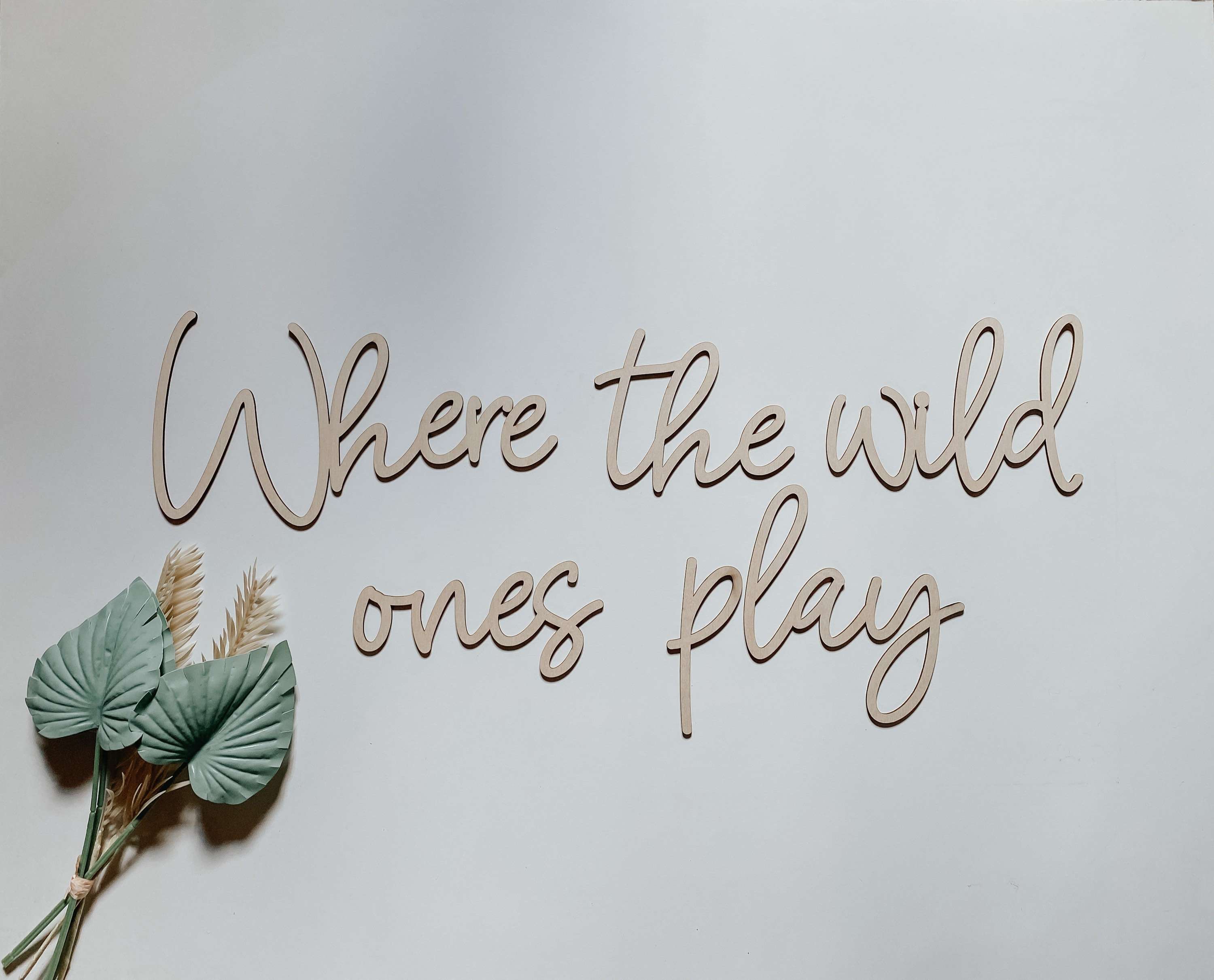 Where the wild ones play | Playroom Decor | Nursery Decor | Word Signs | Kids Decor | Wild Things Play | Wild Things Sign | Boys Room | Wild