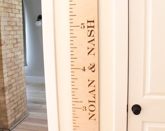 Engraved Growth Chart | Growth Chart | Height Chart | Nursery Decor | Baby shower Gift | Kids Decor | Wooden Growth | Ruler Growth chart