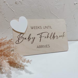 Baby countdown | Due Date Countdown | Pregnancy | Milestones | baby announcement | pregnancy gift | baby shower gift