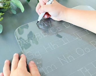 Letter Tracing | Acrylic Letter Board | Dry Erase Letters | Educational Toys | Letter Recognition | Alphabet Practice | Homeschooling
