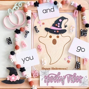 Flisat Halloween Insert | Flisat Insert | IKEA Table | Montessori | Educational Toy | Preschool | Homeschool | learning tools | Puzzles |