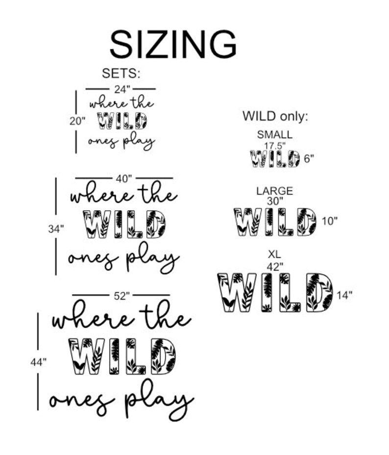 Wild Ones Play Sign Playroom Decor Nursery Decor Word Etsy
