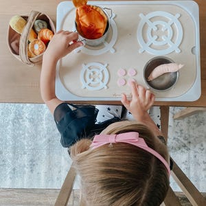 Flisat Kitchen Insert | Flisat Insert | IKEA Table | Montessori | Educational Toy | Preschool | Homeschool | learning tools | Play Kitchen