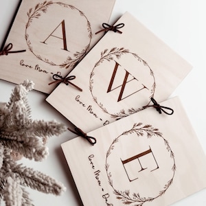 Wooden Book | Wooden Photo album | Custom Photo Album | Christmas Card Holder | Christmas Greeting Card | Greeting Card Book | Keep Sake