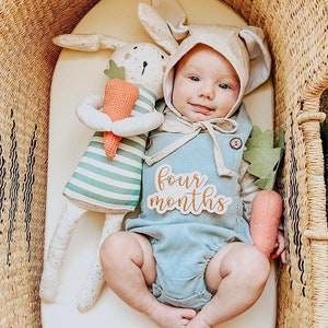 Jalons bébé | Cadeau baby shower | Photos marquantes de bébé | Nouveau cadeau pour bébé | Pépinière | Cartes d'étape en bois pour bébé | faire-part de naissance |