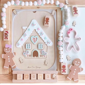 Flisat gingerbread house Insert | Flisat Insert | IKEA Table | Montessori | Educational Toy | Preschool | Homeschool | learning tools