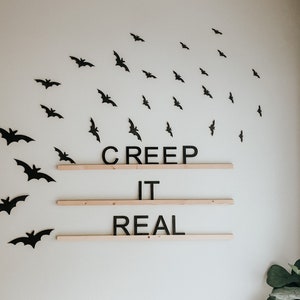 Wooden Bats | Halloween Decor | Fall decor | Spooky Decor | Bat Decor | Bat Sign | Bats | Halloween | Halloween Bat | Halloween Party Decor