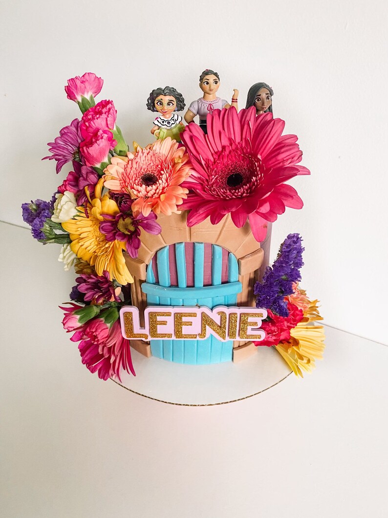 Encanto Inspired Cake Plaque Cake Name Plaque Name Plate Etsy