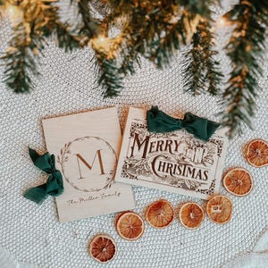 Personalized Christmas Card Holder | Cards Keepsake | Card Storage | Custom Christmas Memory Book | Custom Card Keeper |Christmas Cards Book