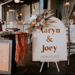 Arched Wedding Welcome Sign | Boho Wedding Sign | Boho Wedding Decor | Modern Arched Sign | Wedding Decor | Welcome sign | Boho Bride