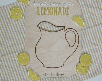 Flisat lemonade Insert | Flisat Insert | IKEA Table | Montessori | Educational Toy | Preschool | Homeschool | learning tools | lemon stand