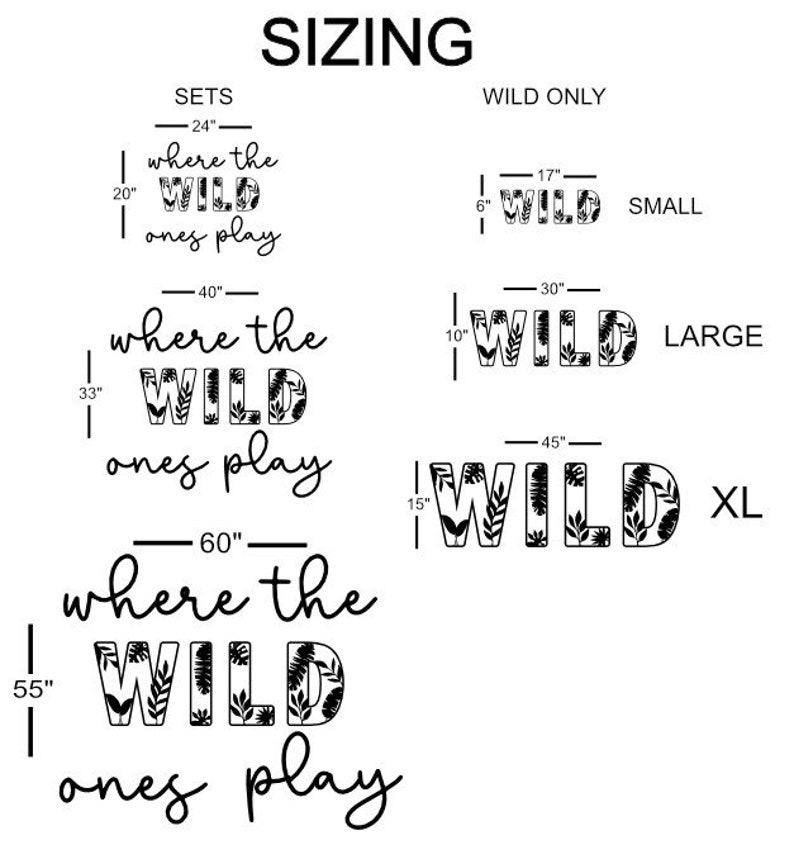 Wild Ones Play Sign Playroom Decor Nursery Decor Word Etsy