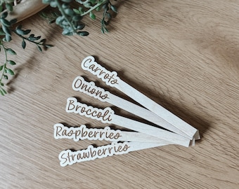 Herb Garden Markers | Garden Stakes | Plant Markers | Gardening | Indoor Garden | Herb Garden | Garden Accessories | Plants