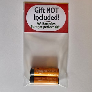 Gift NOT Included! Stocking Stuffer, Gag Gift, Secret Santa, Christmas Present